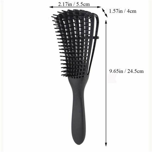 Flexable Detangling Hair Brush Wet Dry Comb Detangler Curly Natural Hair Free Ship Detangle Brush Coily Hair Care