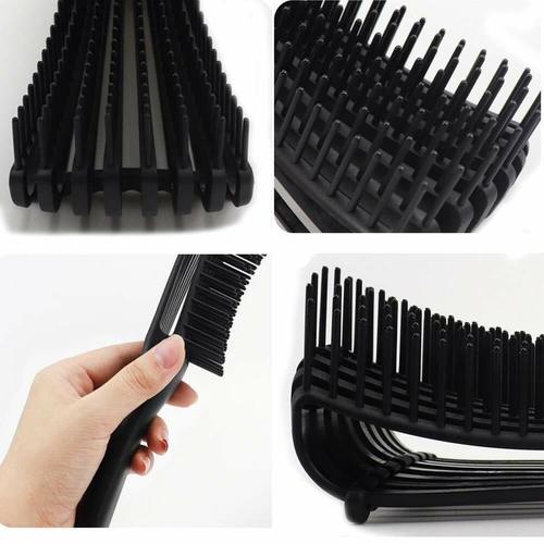 Flexable Detangling Hair Brush Wet Dry Comb Detangler Curly Natural Hair Free Ship Detangle Brush Coily Hair Care