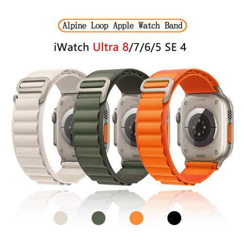 Nylon Alpine Loop Watch Strap Band For Apple Watch Ultra 8/7/6/SE/5/4 44/45/49mm Watch Band For Apple Coily Hair Care