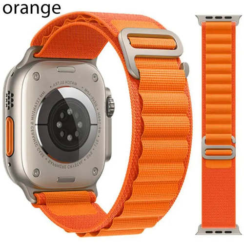Nylon Alpine Loop Watch Strap Band For Apple Watch Ultra 8/7/6/SE/5/4 44/45/49mm Watch Band For Apple Coily Hair Care