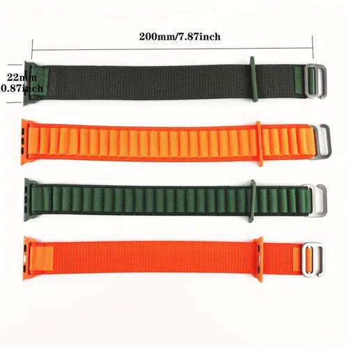 Nylon Alpine Loop Watch Strap Band For Apple Watch Ultra 8/7/6/SE/5/4 44/45/49mm Watch Band For Apple Coily Hair Care