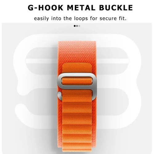 Nylon Alpine Loop Watch Strap Band For Apple Watch Ultra 8/7/6/SE/5/4 44/45/49mm Watch Band For Apple Coily Hair Care