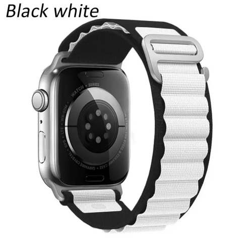 Nylon Alpine Loop Watch Strap Band For Apple Watch Ultra 8/7/6/SE/5/4 44/45/49mm Watch Band For Apple Coily Hair Care