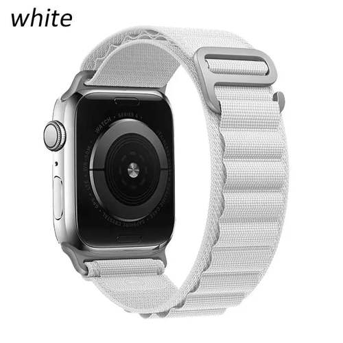 Nylon Alpine Loop Watch Strap Band For Apple Watch Ultra 8/7/6/SE/5/4 44/45/49mm Watch Band For Apple Coily Hair Care