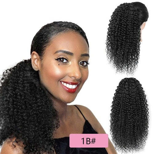 Synthetic Afro Kinky Curly Draw String Ponytail Haircare AliExpress
