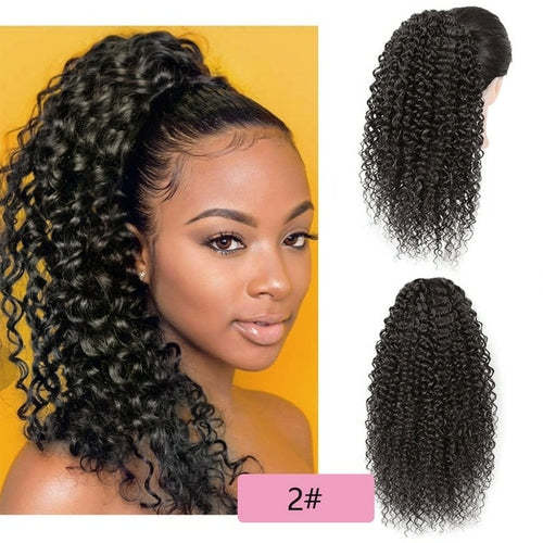 Synthetic Afro Kinky Curly Draw String Ponytail Haircare AliExpress