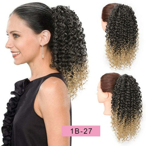 Synthetic Afro Kinky Curly Draw String Ponytail Haircare AliExpress