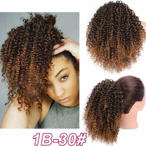 Synthetic Afro Kinky Curly Draw String Ponytail Haircare AliExpress