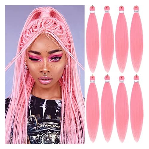 24 inch Pre-Picked EASY BRAID Braiding Hair Braiding Hair Coily Hair Care 