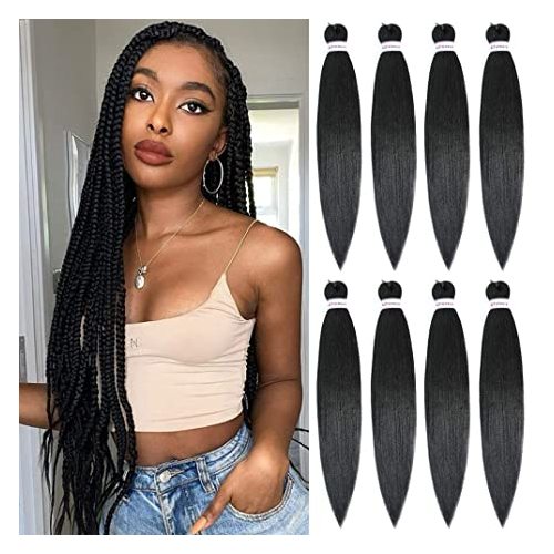 24 inch Pre-Picked EASY BRAID Braiding Hair Braiding Hair Coily Hair Care 