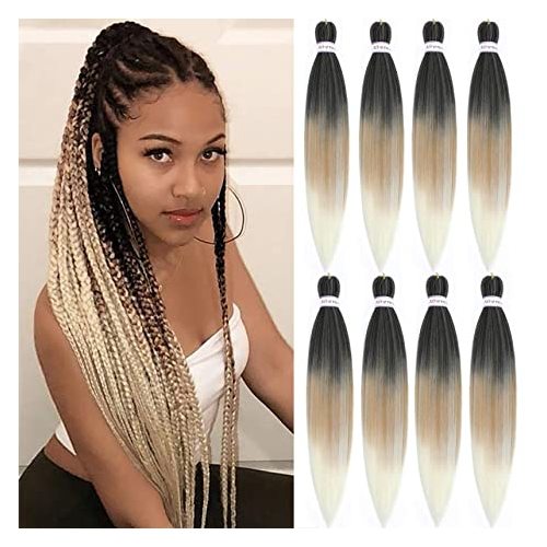 24 inch Pre-Picked EASY BRAID Braiding Hair Braiding Hair Coily Hair Care