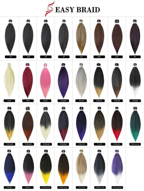 24 inch Pre-Picked EASY BRAID Braiding Hair Braiding Hair Coily Hair Care