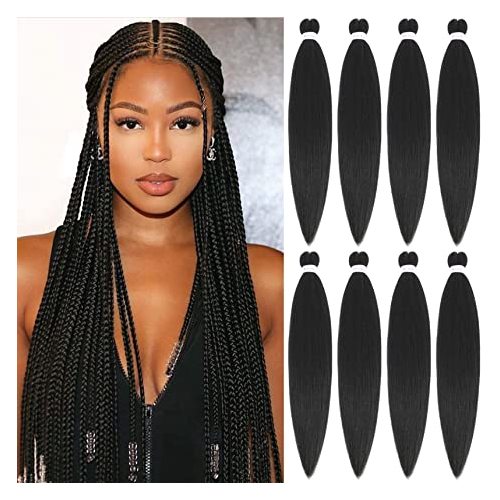 24 inch Pre-Picked EASY BRAID Braiding Hair Braiding Hair Coily Hair Care 