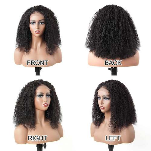 4x4 Afro Kinky Curly 5x5 Lace Closure wig 6x6 Human Hair Wigs Bath & Beauty Coily Hair Care