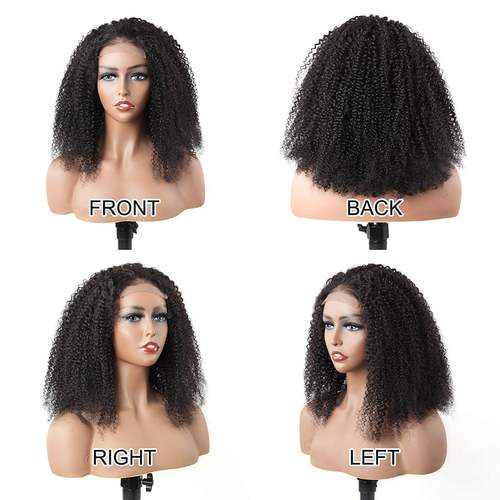 4x4 Afro Kinky Curly 5x5 Lace Closure wig 6x6 Human Hair Wigs Bath & Beauty Coily Hair Care 