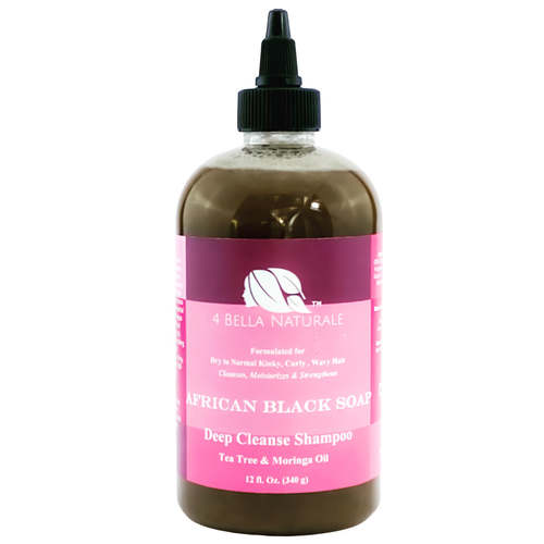 African Black Soap Deep Cleanse Shampoo African Black Soap Coily Hair Care