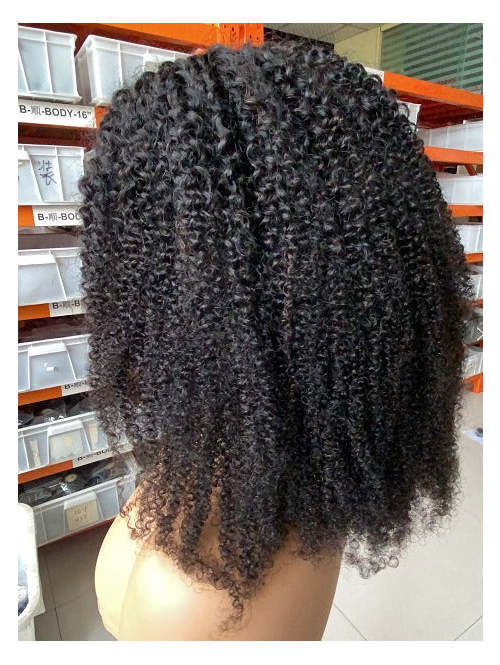 Afro Kinky Curly T part Lace Human Hair Wigs Bath & Beauty Coily Hair Care