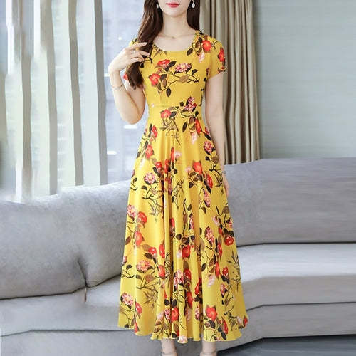 Casual Floral Dress Dress Coily Hair Care