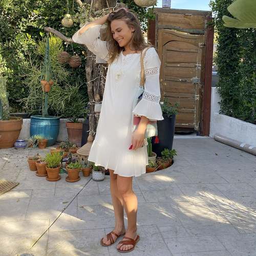 Cotton Tunic Dress Dresses Coily Hair Care