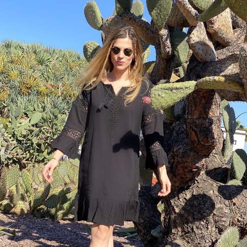 Cotton Tunic Dress Dresses Coily Hair Care