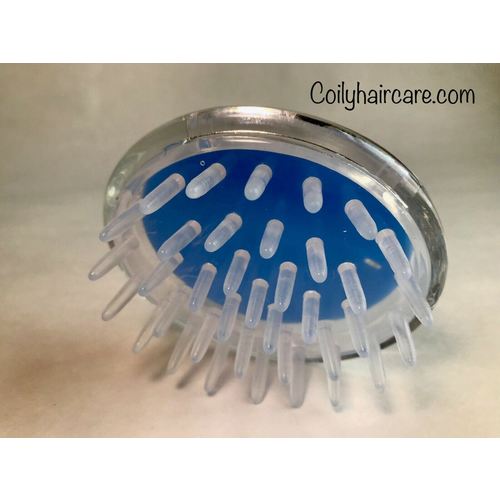 Free 💸 Pay Shipping: Silicone Shampoo Hair Scalp Massager Stimulation Brush Coily Hair Care