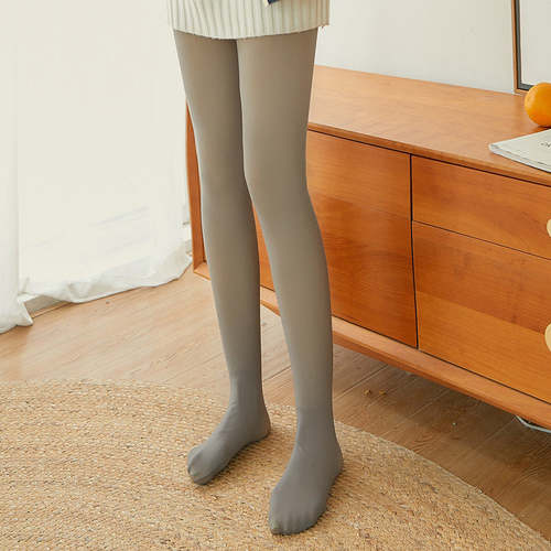 Perfect Faux Translucent Legs Warm Fleece Lined Pantyhose Tights Women's Clothing Coily Hair Care