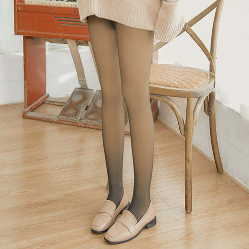 Perfect Faux Translucent Legs Warm Fleece Lined Pantyhose Tights Women's Clothing Coily Hair Care