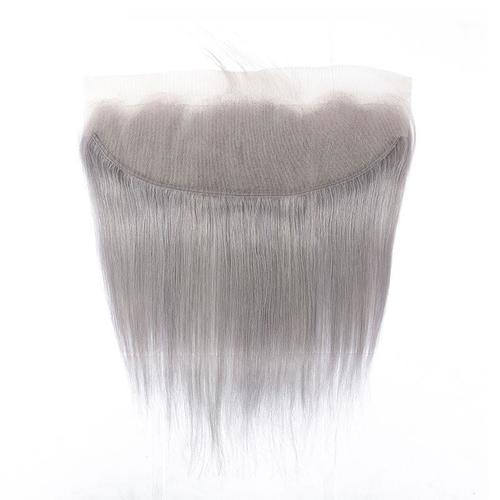 Silver Straight Human Hair Bundles with Closures and Frontals Bath & Beauty Coily Hair Care