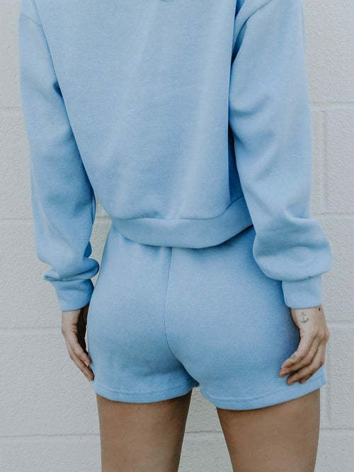 Sweater and Shorts Set Matching Sets Coily Hair Care