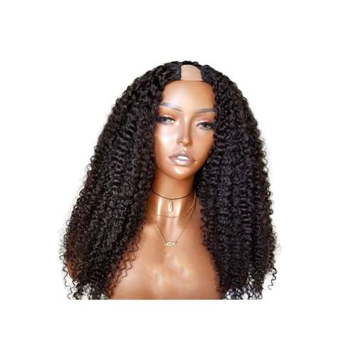 U Part Wig Deep Wave Human Hair Wigs Human Hair Wigs Coily Hair Care