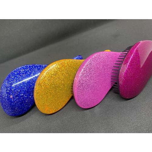 Wet/Dry Ergonomic Palm Held Easy Gripping Teasing Detangle Hair Brush Free Ship Detangle Brush Coily Hair Care