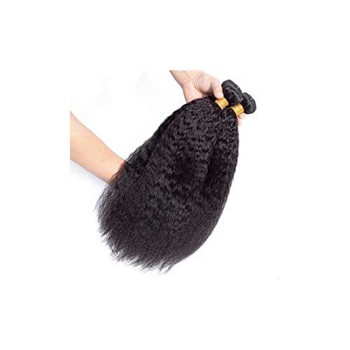 Yaki Brazilian Hair Kinky Straight Sew In Weft Hair Kinky Coily Curly Hair Extentions Coily Hair Care
