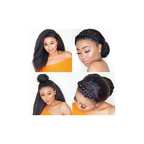 Yaki Brazilian Hair Kinky Straight Sew In Weft Hair Kinky Coily Curly Hair Extentions Coily Hair Care