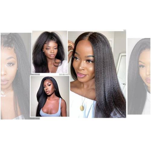 Yaki Brazilian Hair Kinky Straight Sew In Weft Hair Kinky Coily Curly Hair Extentions Coily Hair Care
