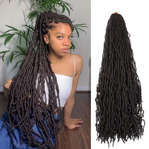36inch Crochet -Nu Locs Hair Extensions Hair Extensions Coily Hair Care 