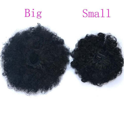 Afro Curly Drawstring Pony Tail Pony Puff Hair Hair Extensions Coily Hair Care 
