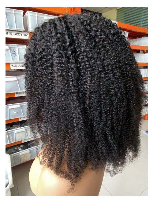 Afro Kinky Curly T part Lace Human Hair Wigs Bath & Beauty Coily Hair Care 