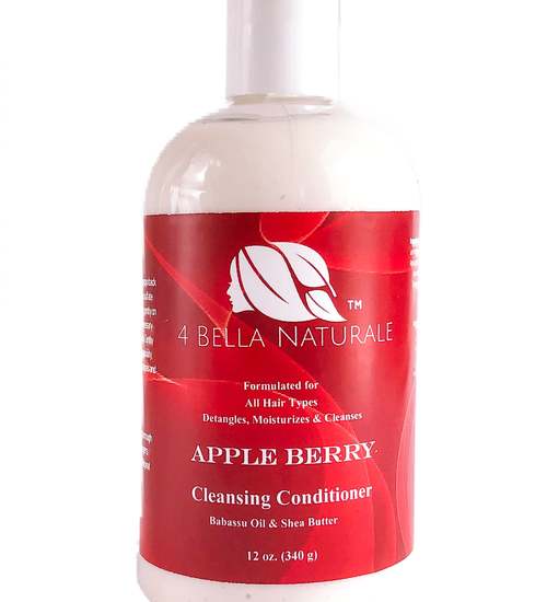 Apple Berry Natural Hair Cleansing CoWashing Conditioner Hair Care Products Coily Hair Care 
