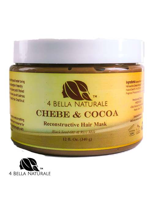 CHEBE & COCOA Reconstructive Natural Hair Care Mask Hair Care Products Coily Hair Care 