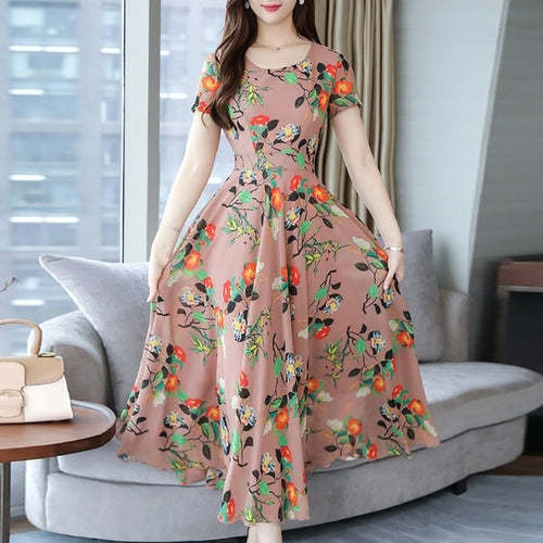 Casual Floral Dress Dress Coily Hair Care 