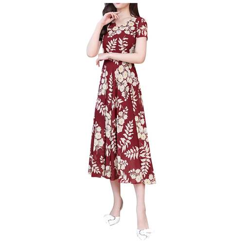 Casual Floral Dress Dress Coily Hair Care 