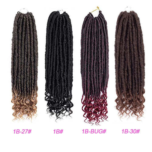 Goddess Faux Locs Crochet Hair  Coily Hair Care 