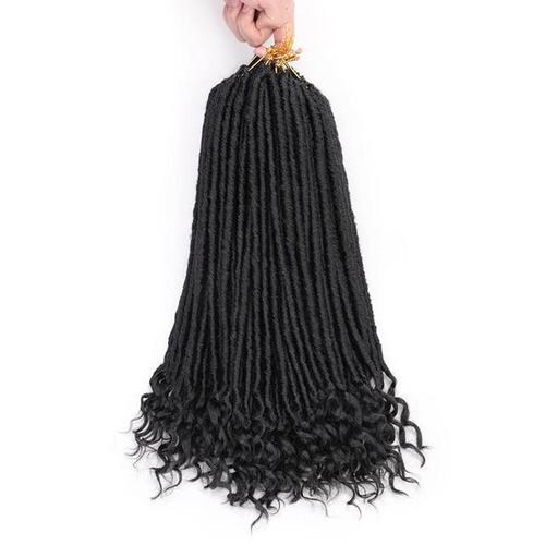 Goddess Faux Locs Crochet Hair  Coily Hair Care 