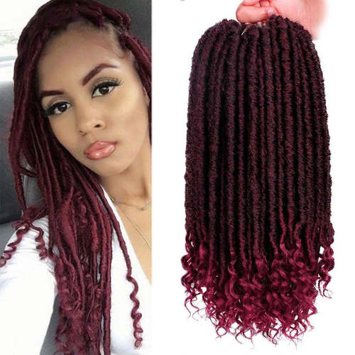 Goddess Faux Locs Crochet Hair  Coily Hair Care 