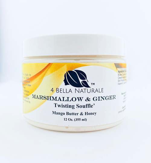 Marshmallow & Ginger Twisting Souffle Hair Care Products Coily Hair Care 