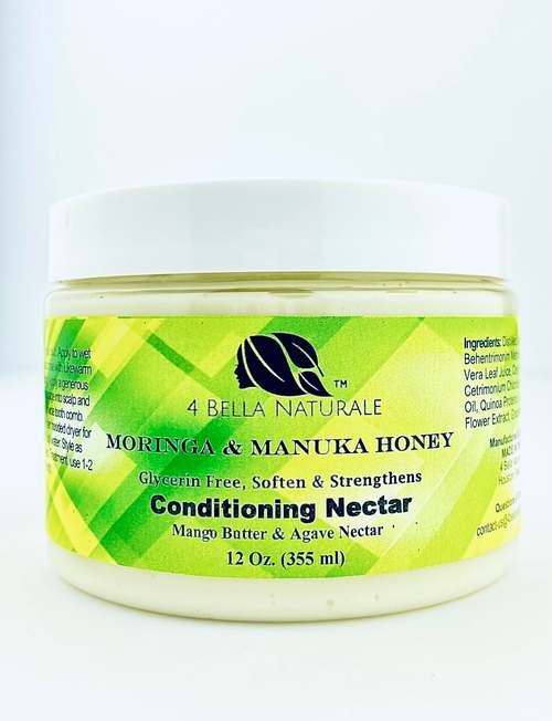 Moringa & Manuka Honey Conditioning Nectar Hair Care Products Coily Hair Care 
