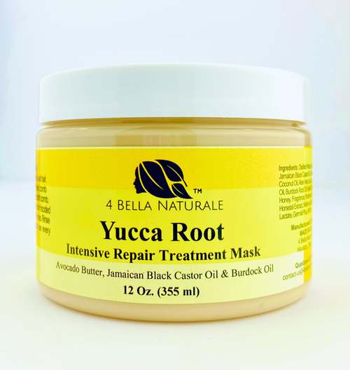 Yucca Root Intensive Repair Natural Hair Treatment Mask Hair Care Products Coily Hair Care 